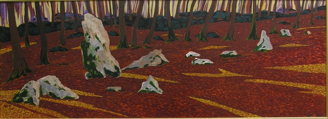 le cordon des druides Forêt de Fougères (35) le cordon des druides